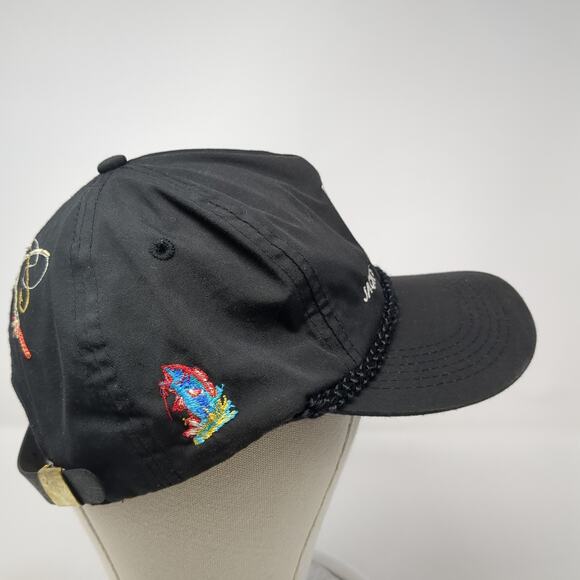 Jack's Tire & Oil, Inc. Slideback 5 Panel Cap Black One Size Adjustable Rope HTT - Picture 5 of 9
